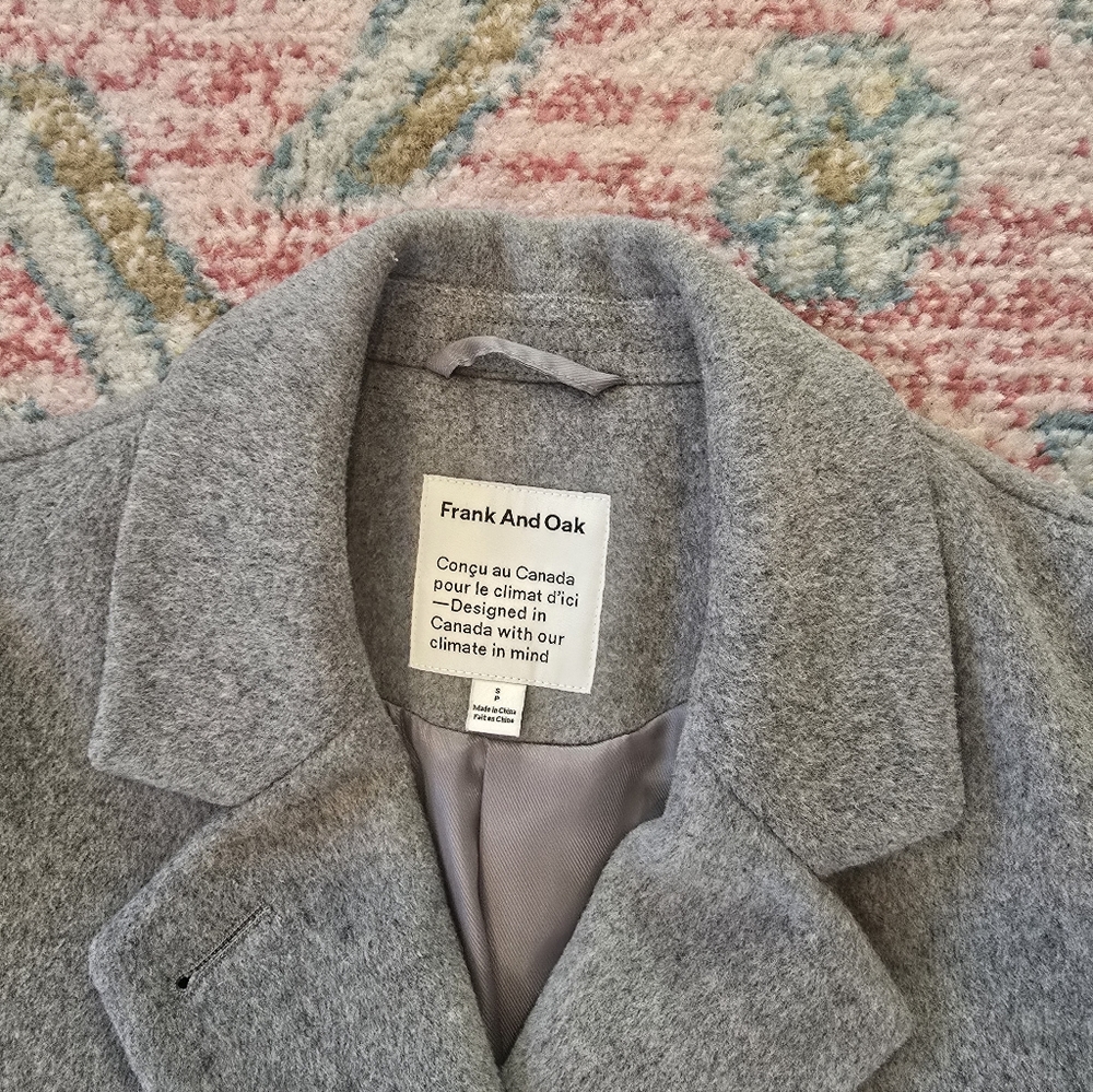 Frank And Oak Recycled Wool Blend Coat - Picture 5 of 12
